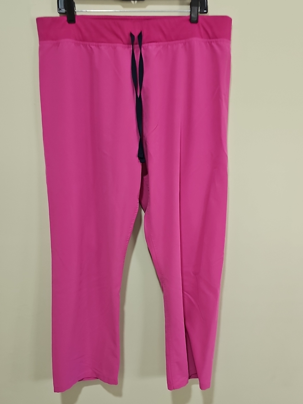 Figs Women Drawstring Pants XL Magenta Pink